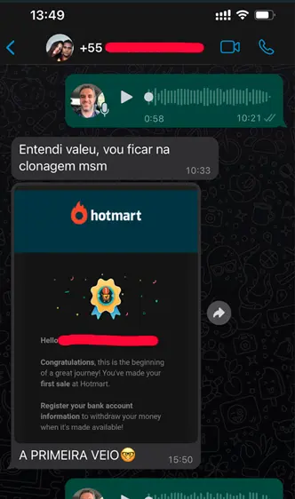 Primeira venda rápida